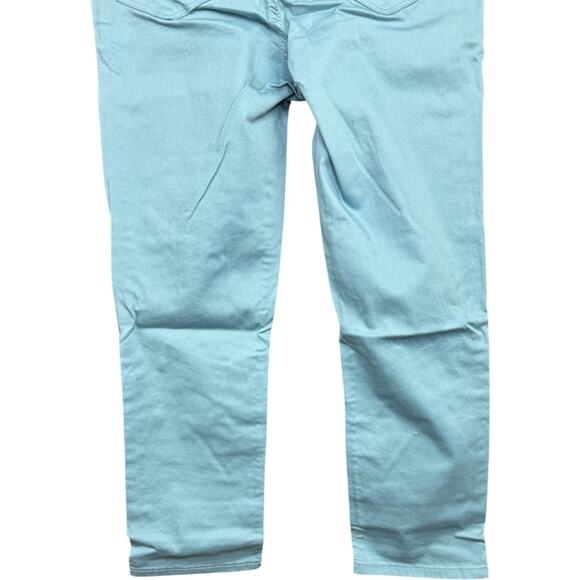 Laurie Felt Wave Crop Straight Jeans Dusty Blue Sz 6 NWT Cotton Blend Stretch - Picture 7 of 13